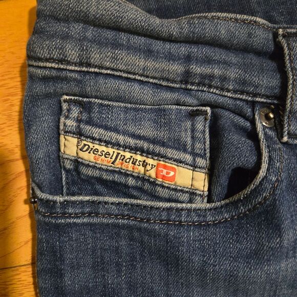 Diesel BOOTZEE Women Denim Stretch Jeans Slim Bootcut Regular Waist- Size 28 - Picture 7 of 11